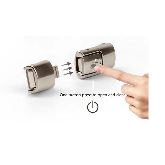 1 Paar Elastische Schnürsenkel ohne binden 100 cm - mit Druckknopf-Verschluss - Press Lock Series - beige